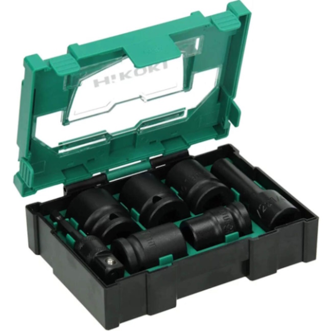 Hikoki set udarnih nasadnih ključeva 1/2 Hikoki set udarnih nasadnih ključeva 1/2