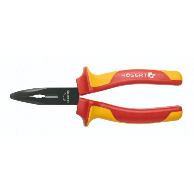 Hogert špic klešta kriva 160mm 1000V VDE HT1P919 Hogert špic klešta kriva 160mm 1000V VDE HT1P919