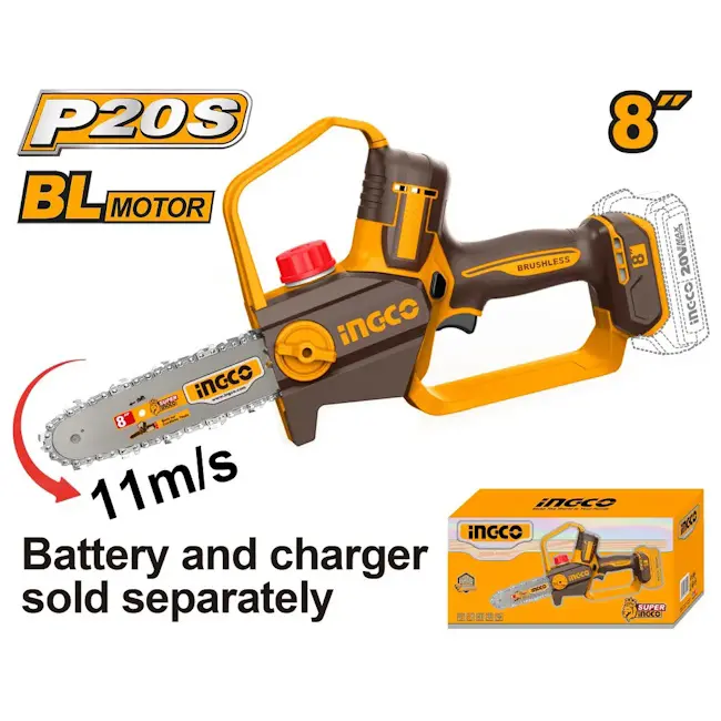 Ingco aku mini lančana testera 20V 8″ Solo CGSLI2088 Ingco aku mini lančana testera 20V 8″ Solo CGSLI2088