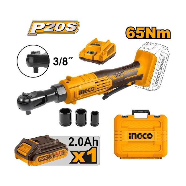 Ingco aku račna 3/8” 65Nm CDRLI2060152 Ingco aku račna 3/8” 65Nm CDRLI2060152