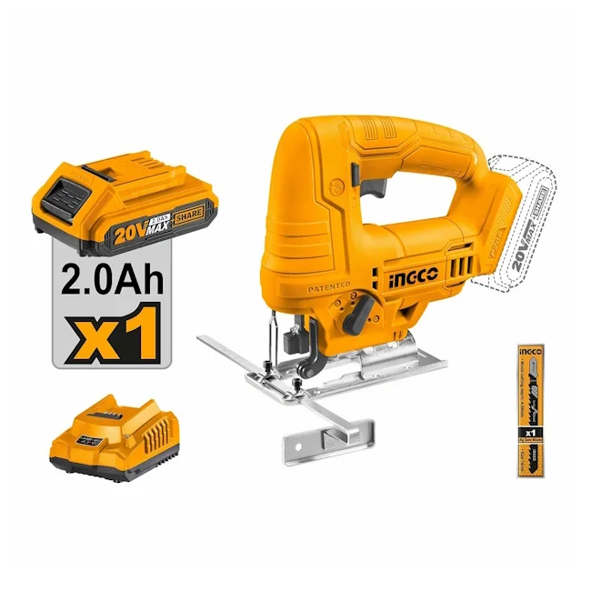 Ingco aku ubodna testera 20V 2.0Ah CJSLI65081 Ingco aku ubodna testera 20V 2.0Ah CJSLI65081