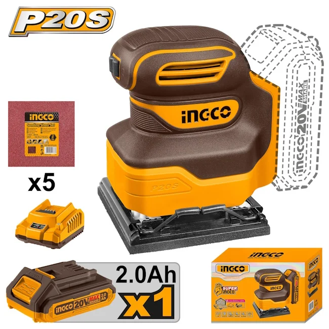 Ingco aku vibraciona brusilica 20V CSHSLI20141 Ingco aku vibraciona brusilica 20V CSHSLI20141