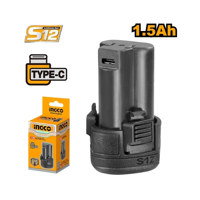 Ingco Lithium-Ion baterija 1.5Ah 12V FBLI12153E Ingco Lithium-Ion baterija 1.5Ah 12V FBLI12153E