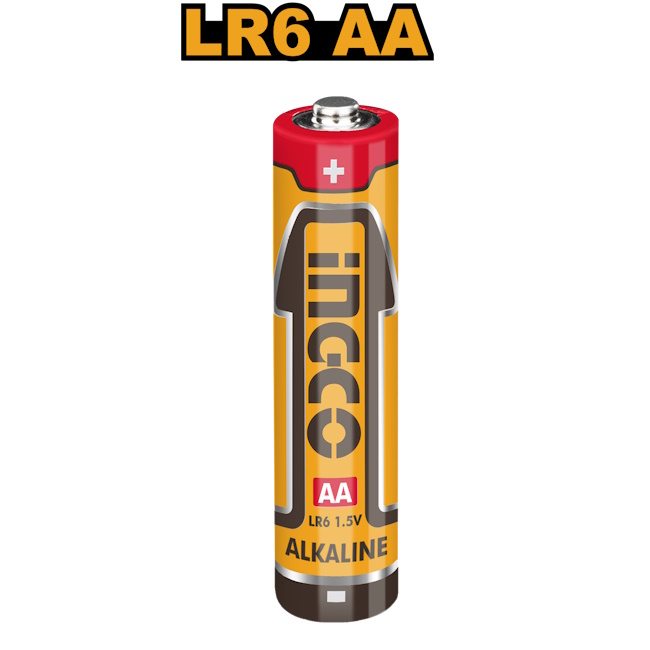 Ingco alkalne baterije LR6 AA HAB2A01 Ingco alkalne baterije LR6 AA HAB2A01