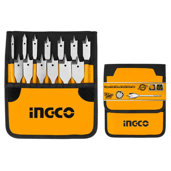 Ingco ravne burgije za drvo u setu 13/1 AKD41301 Ingco ravne burgije za drvo u setu 13/1 AKD41301