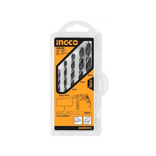 Ingco burgije za drvo u setu AKDB5055 Ingco burgije za drvo u setu AKDB5055