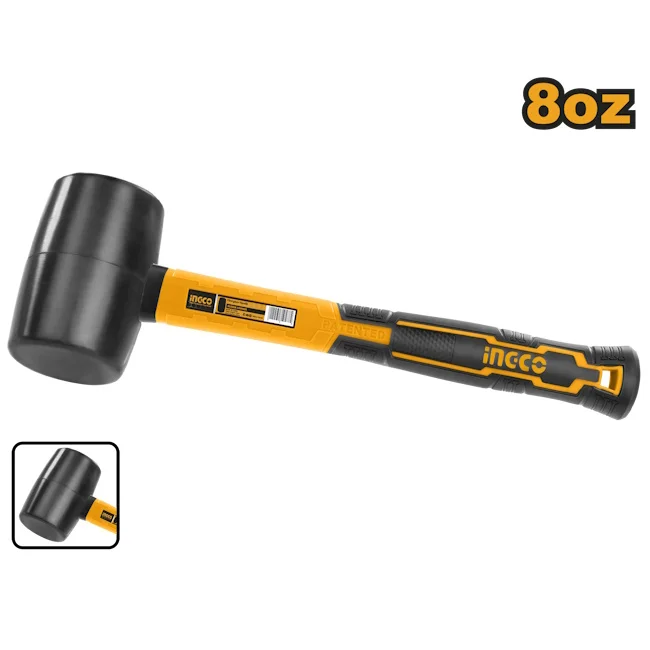 Ingco čekić gumeni 220g HRUH8208 Ingco čekić gumeni 220g HRUH8208