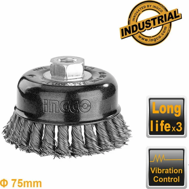Ingco četka žičana 75mm WB20755 Ingco četka žičana 75mm WB20755