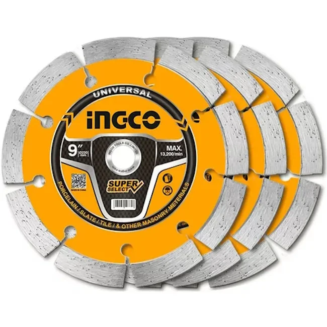 Ingco dijamantski disk za suvo sečenje 230x22.2mm set 3/1 DMD0123023 Ingco dijamantski disk za suvo sečenje 230x22.2mm set 3/1 DMD0123023