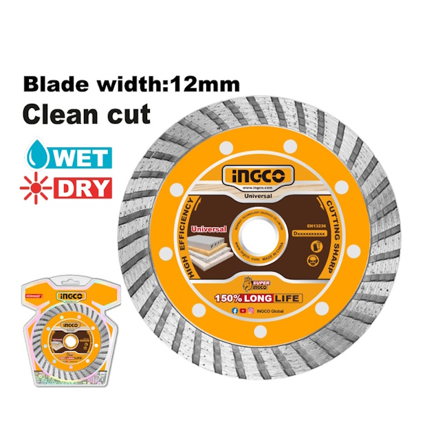 Ingco turbo dijamantski rezni disk 230mm DMD032301 Ingco turbo dijamantski rezni disk 230mm DMD032301
