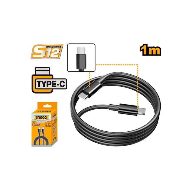 Ingco kabl za punjenje USB C-C IUCC02 Ingco kabl za punjenje USB C-C IUCC02