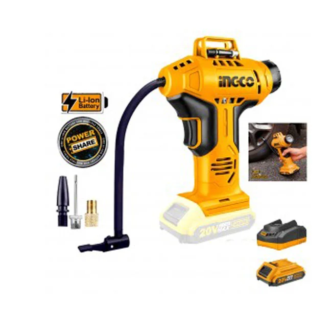 Ingco aku kompresor za auto CACLI2001 Ingco aku kompresor za auto CACLI2001