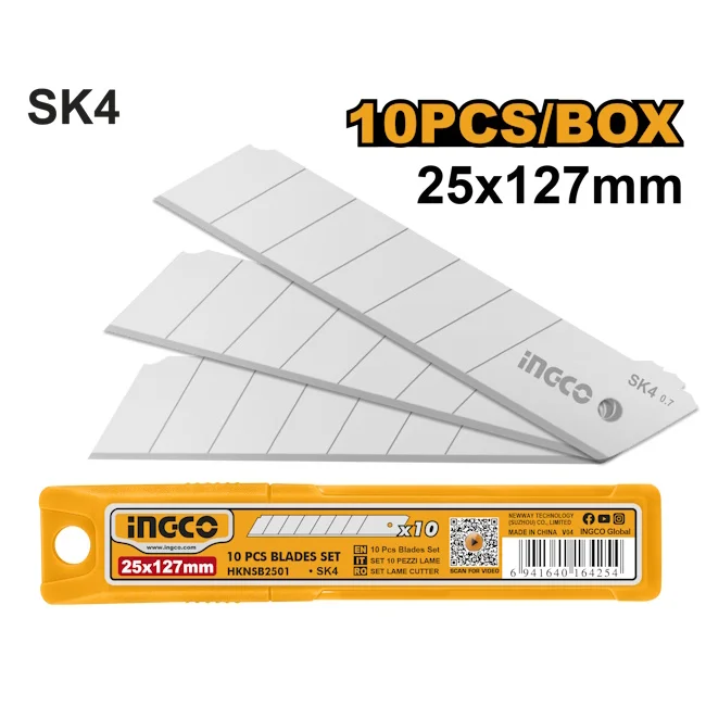 Ingco nožići za skalpel set 10/1 HKNSB2501 Ingco nožići za skalpel set 10/1 HKNSB2501