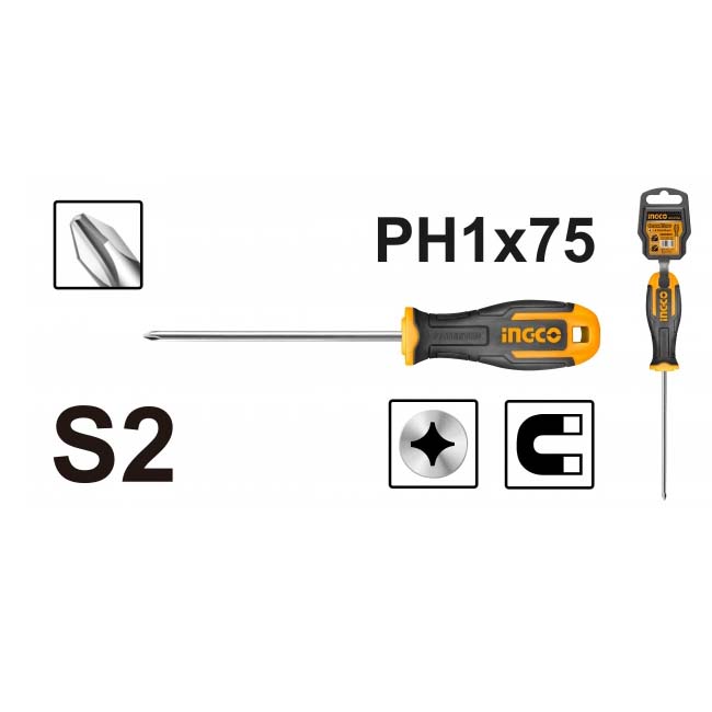 Ingco odvijač Phillips HS68PH1075 