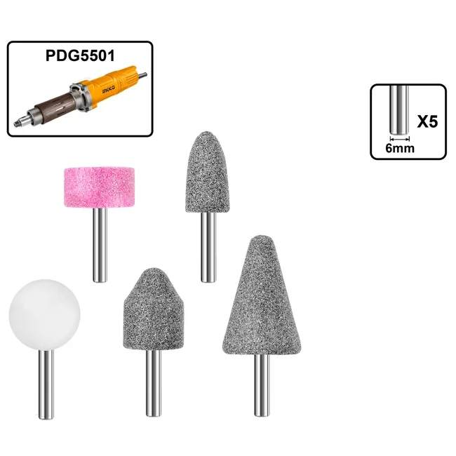 Ingco pribor za brušenje set 5/1 AKB0502 Ingco pribor za brušenje set 5/1 AKB0502