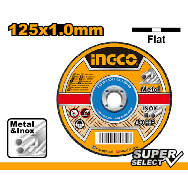 Ingco rezna ploča za metal 125x1.0mm MCD101251 Ingco rezna ploča za metal 125x1.0mm MCD101251