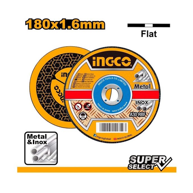 Ingco rezna ploča za metal 180x1.6mm MCD161801 Ingco rezna ploča za metal 180x1.6mm MCD161801