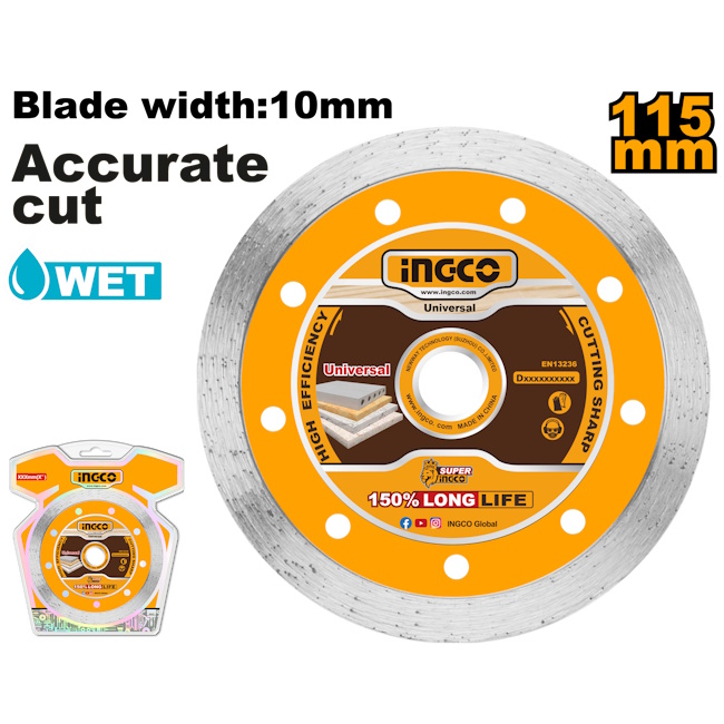 Ingco rezni disk za mokro sečenje 115mm DMD021151 Ingco rezni disk za mokro sečenje 115mm DMD021151