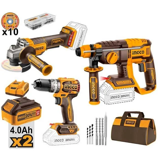 Ingco set aku alata 20V COSLI240202 Ingco set aku alata 20V COSLI240202