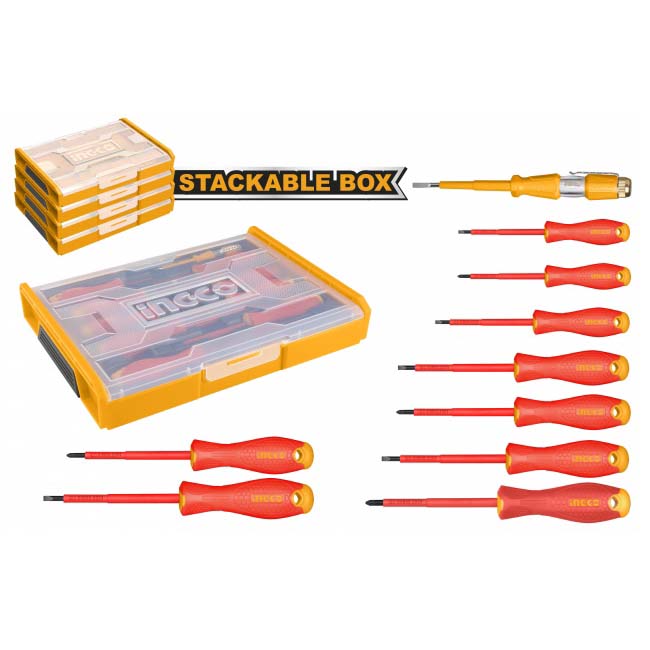 Ingco set izolovanih odvijača 10/1 HKTV01S101