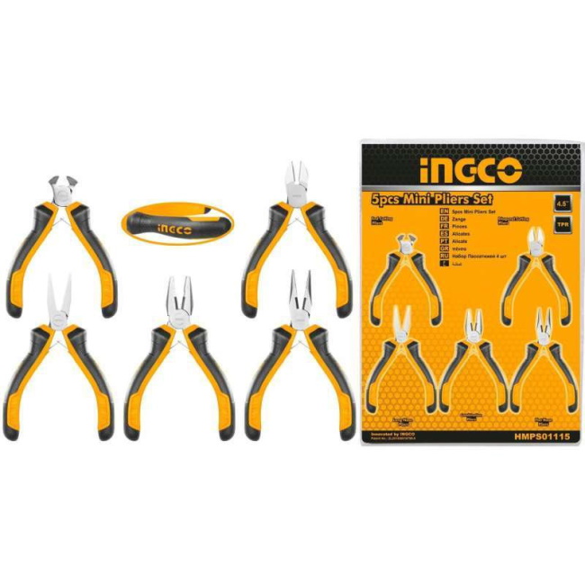 Ingco set mini klešta 5/1 HMPS01115