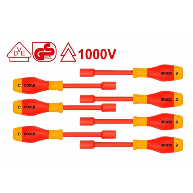 Ingco set izolovanih odvijača za matice 7/1 HKISD0701 Ingco set izolovanih odvijača za matice 7/1 HKISD0701