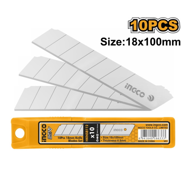 Ingco set sečiva 18mm 10 /1 HKNSB112 Ingco set sečiva 18mm 10 /1 HKNSB112