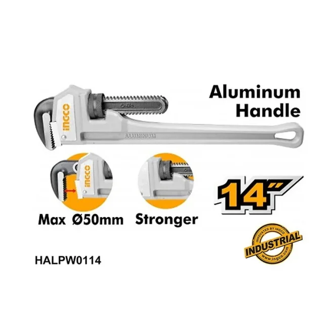 Ingco ključ za cevi aluminijumski 350mm HALPW0114  Ingco ključ za cevi aluminijumski 350mm HALPW0114