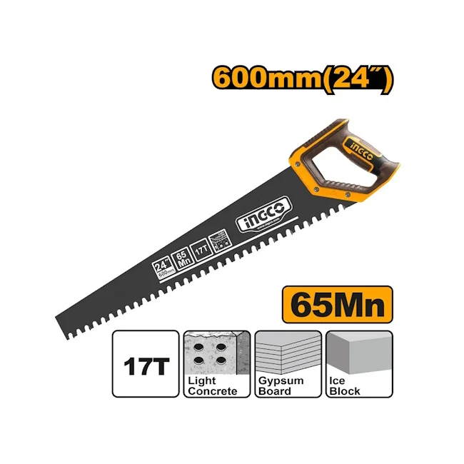 Ingco ručna testera za laki beton 600mm HCBS016001 Ingco ručna testera za laki beton 600mm HCBS016001