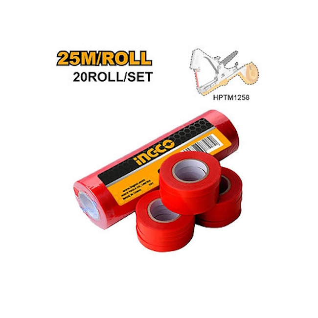 Ingco traka za vezivanje biljaka 25mm set 20/1 HPTM1258T Ingco traka za vezivanje biljaka 25mm set 20/1 HPTM1258T