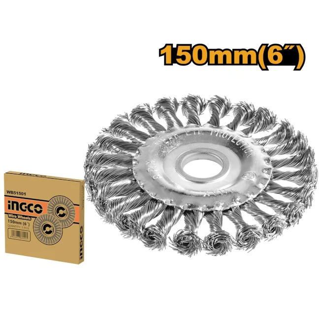 Ingco žičana četka 150mm WB51501 Ingco žičana četka 150mm WB51501