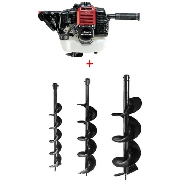 Iskra benzinski bušač zemlje sa 3 burgije LDEA520A Iskra benzinski bušač zemlje sa 3 burgije LDEA520A