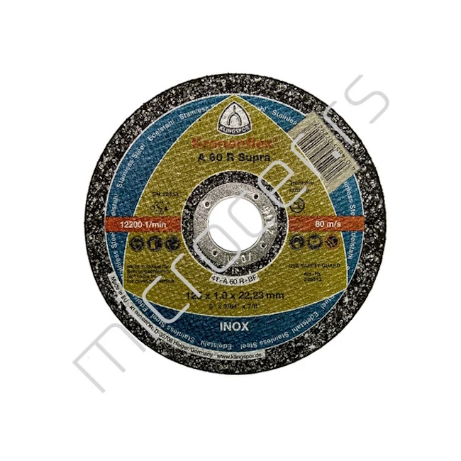 Klingspor rezna ploča 125x1x22A 60R 16362 Klingspor rezna ploča 125x1x22A 60R 16362