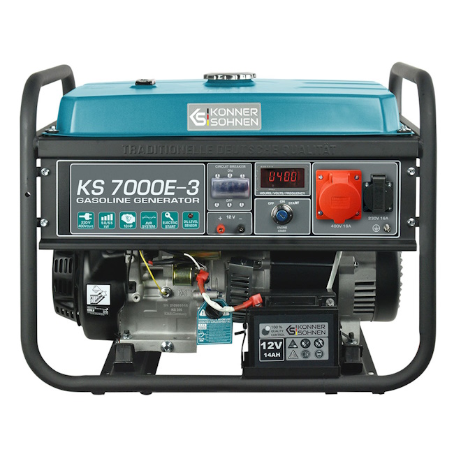 Könner & Söhnen agregat benzinski 5.5kW KS7000E-3 Könner & Söhnen agregat benzinski 5.5kW KS7000E-3