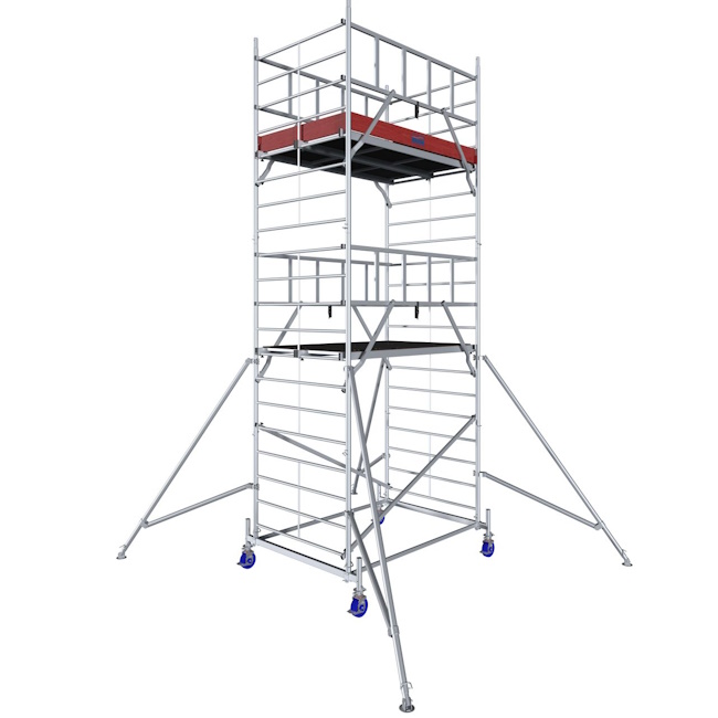 Krause Protec XXL aluminijumska mobilna skela 6.3m 945136 Krause Protec XXL aluminijumska mobilna skela 6.3m 945136