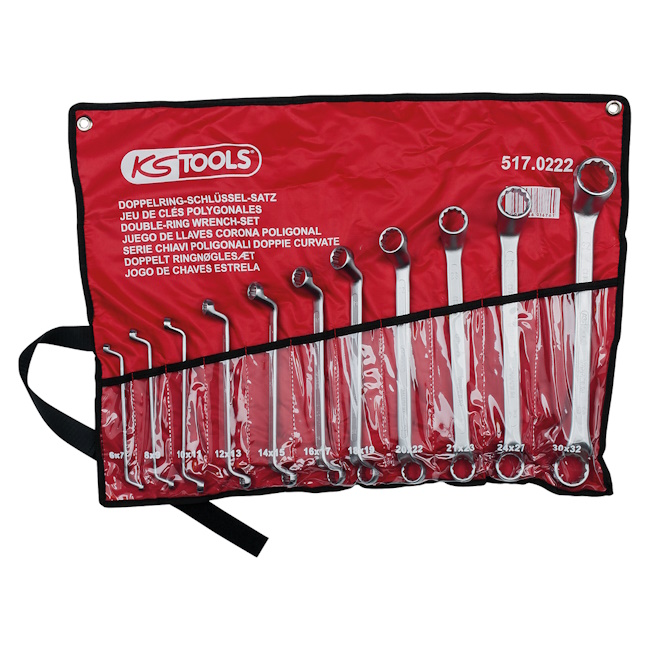 KS Tools dvostruki okasti ključevi 6-32mm set 11/1 517.0222