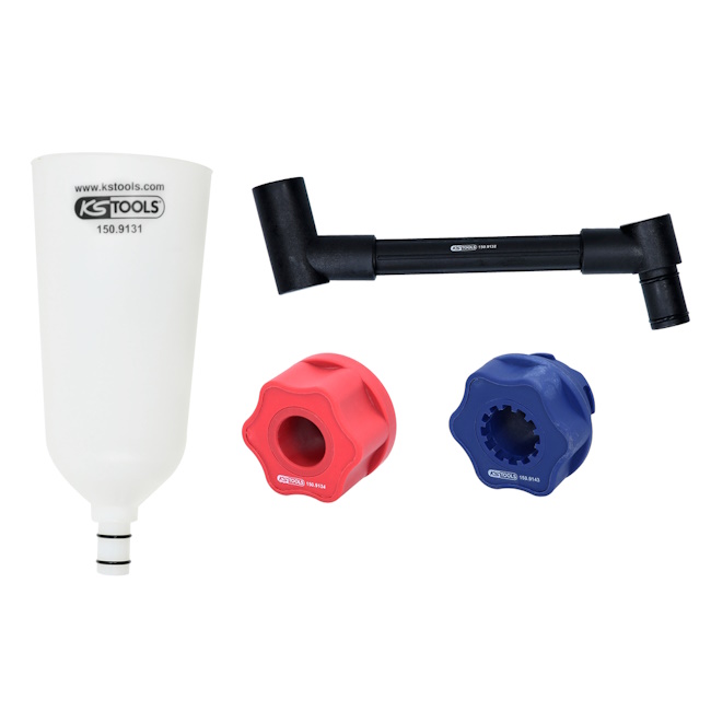 KS Tools set levaka za punjenje ulja s obrtnim ugonim krakom za VAG 4/1 150.9155 KS Tools set levaka za punjenje ulja s obrtnim ugonim krakom za VAG 4/1 150.9155