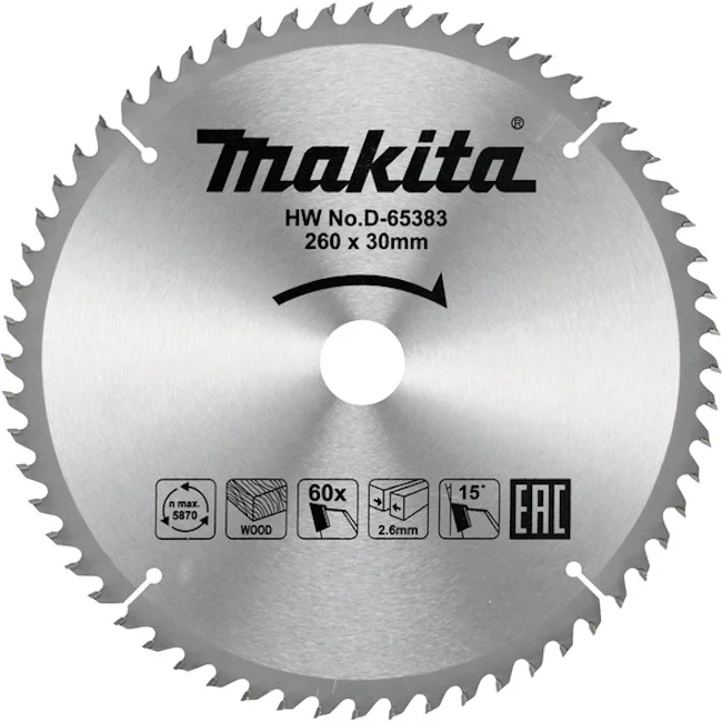 Makita list za cirkular za drvo 260mm D-65383 Makita list za cirkular za drvo 260mm D-65383