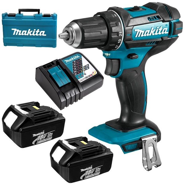 Makita aku čekić bušilica 18V DHP482RFE Makita aku čekić bušilica 18V DHP482RFE