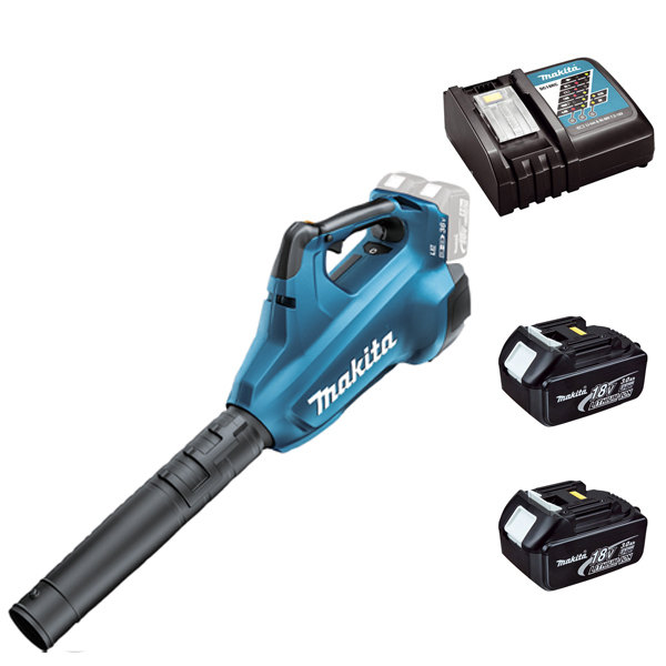 Makita akumulatorska duvaljka DUB362Z + 2 baterije BL1830B + brzi punjač DC18RC