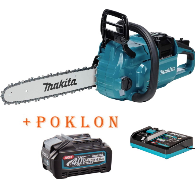 Makita akumulatorska lančana testera XGT 40V 35cm UC022GT101 + POKLON Makita baterija XGT Li-ion 40V/4.0Ah BL4040F 1910N6-8