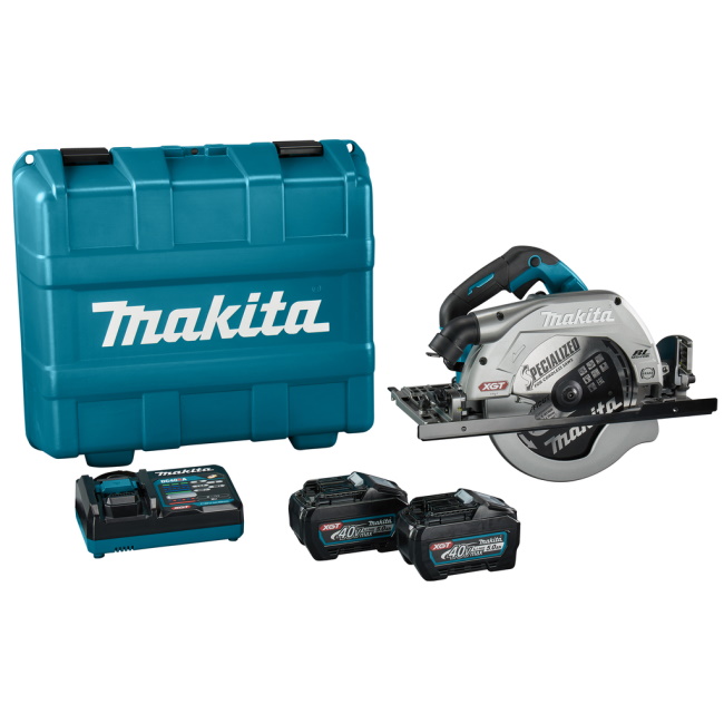 Makita akumulatorska ručna kružna testera 40V max XGT HS009GT201