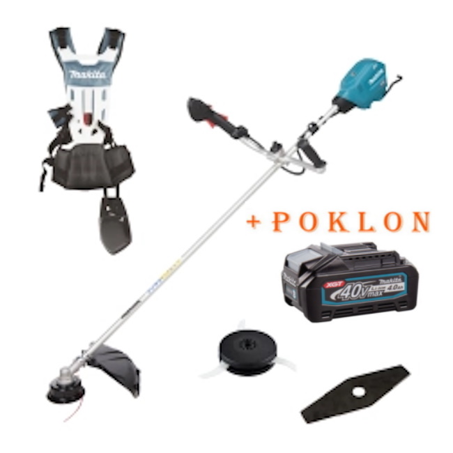 Makita akumulatorska kosa 40V UR013GZ04 + POKLON Makita baterija XGT Li-ion 40V/4.0Ah BL4040F 1910N6-8 Makita akumulatorska kosa 40V UR013GZ04 + POKLON Makita baterija XGT Li-ion 40V/4.0Ah BL4040F 1910N6-8
