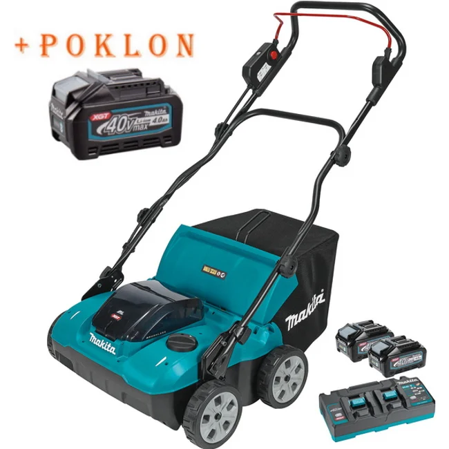 Makita akumulatorski vertikulator 40V XGT UV001GM201+ POKLON Makita baterija XGT Li-ion 40V/4.0Ah BL4040F 1910N6-8
