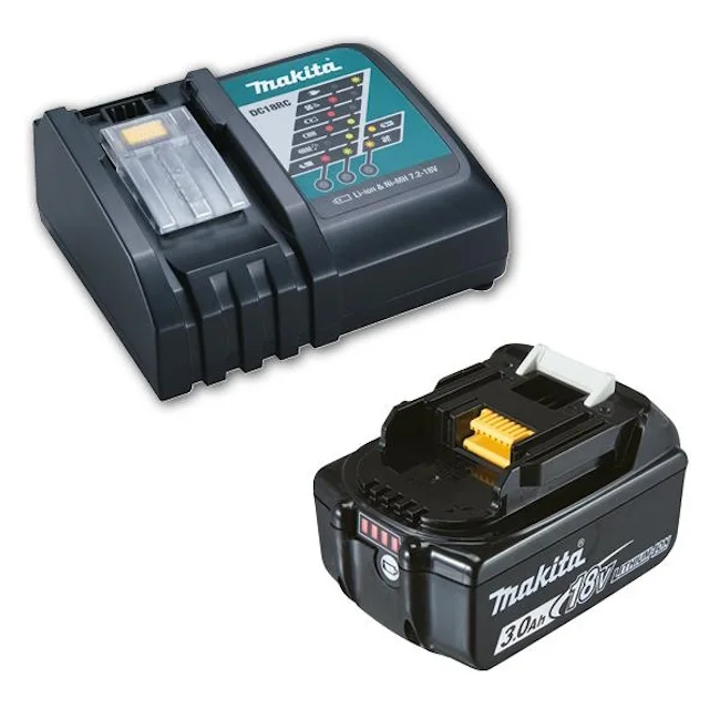 Makita baterija + punjač set BL1830B + DC18RC 191A24-4 Makita baterija + punjač set BL1830B + DC18RC 191A24-4