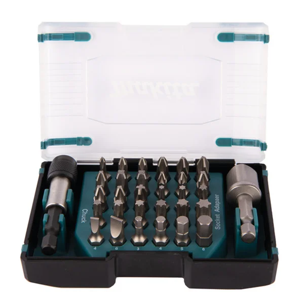 Makita 32-delni komplet umetaka za vijke sa futerom i adapterom za priključak D-65084 Makita 32-delni komplet umetaka za vijke sa futerom i adapterom za priključak D-65084