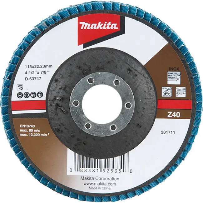 Makita lamelarni brusni disk cirkon-aluminium D-63775