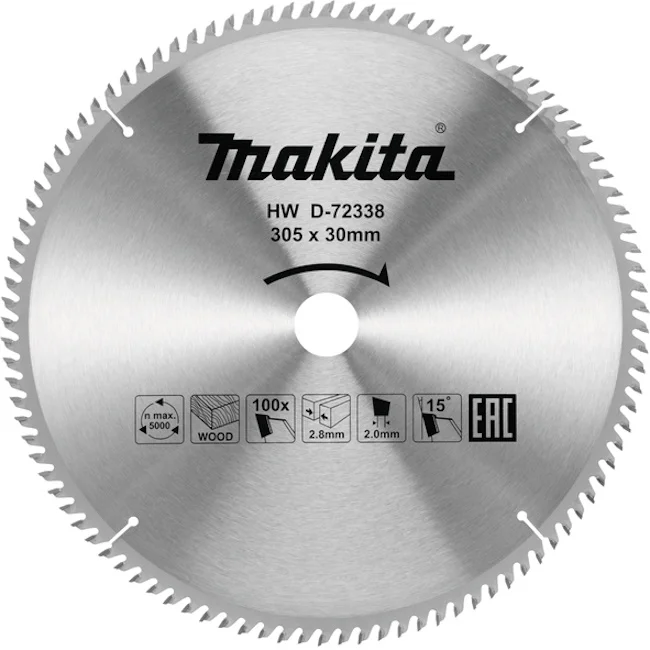 Makita T.C.T list testere 305mm D-72338 Makita T.C.T list testere 305mm D-72338
