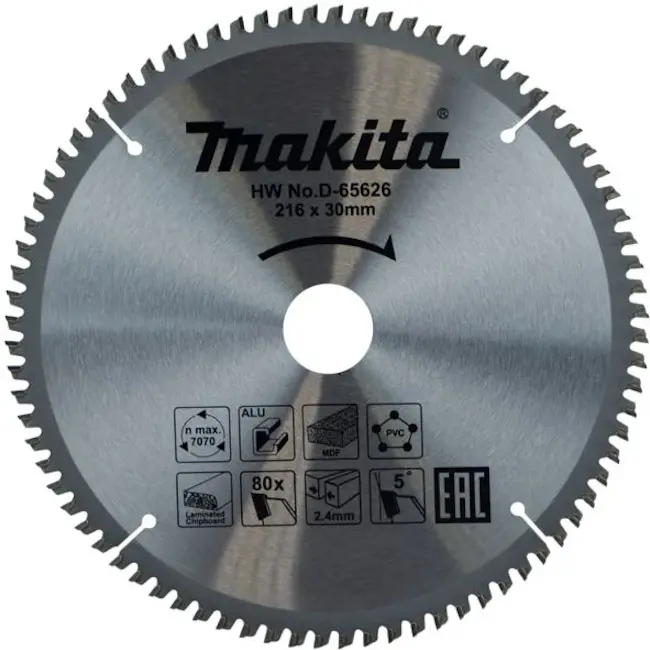 Makita TCT list testere 216mm D-81452 Makita TCT list testere 216mm D-81452