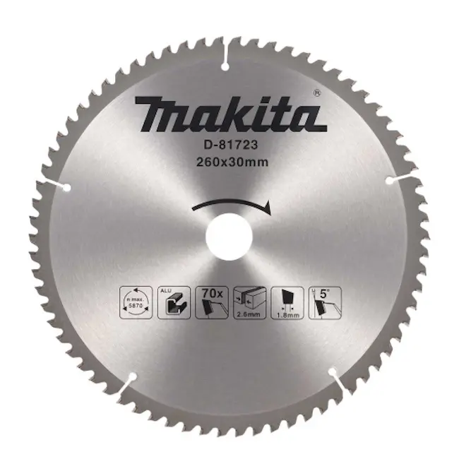 Makita list testere za aluminijum 260x30mm 70 zuba D-81723